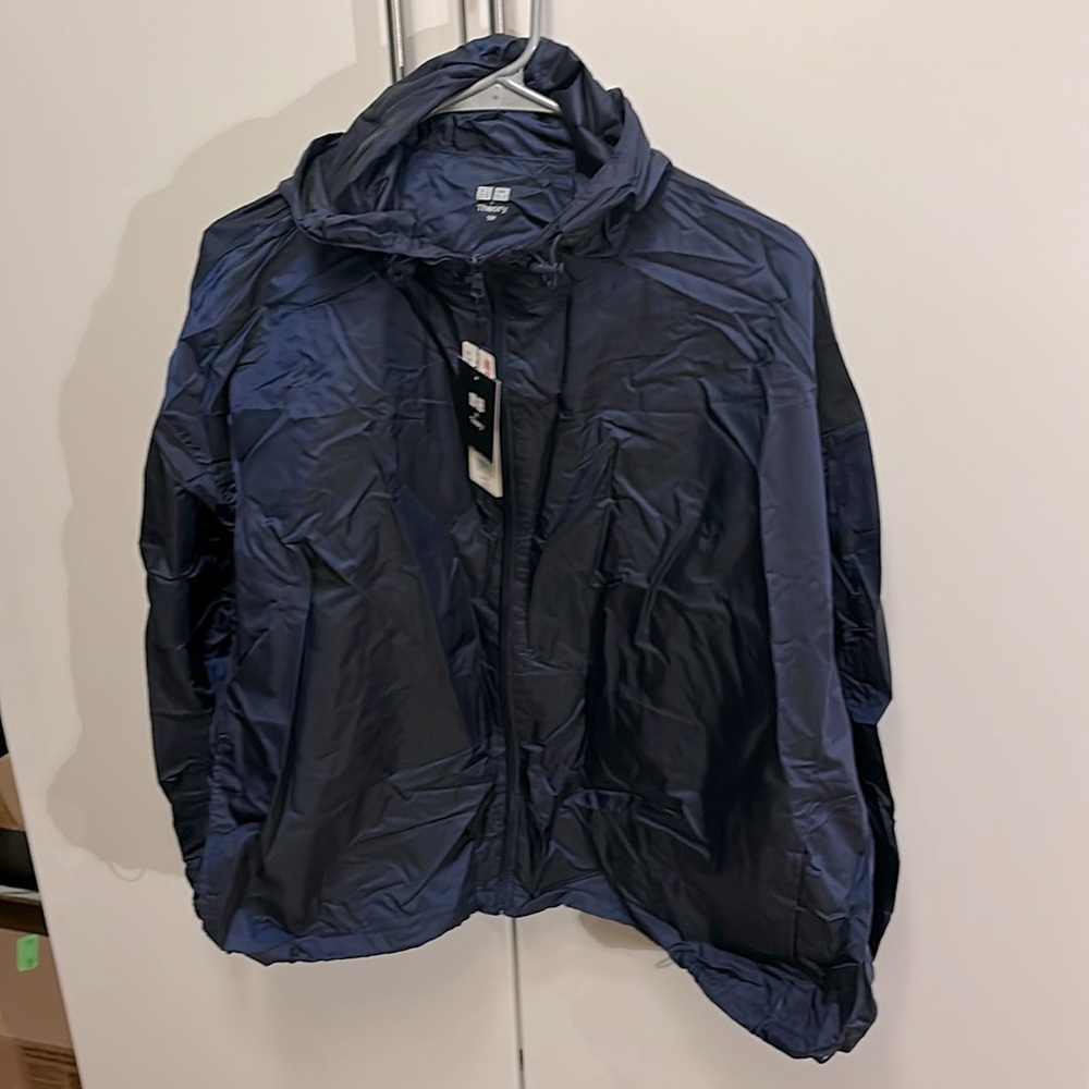 Theory for Uniqlo oversized rain jacket